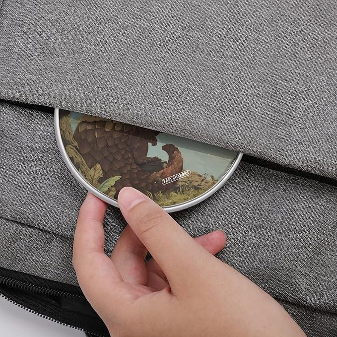 Pangolin Mountains Fast Portable Charger 10W Funny Graphic Phone Charging Pad with USB Cable