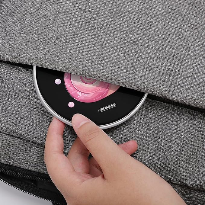 Cute Snail Wireless Charger Anti-Slip Wireless Charging Pad Slim Charger Mat for Men Women