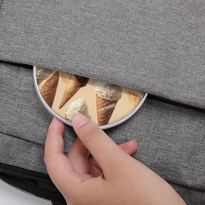 Ice Cream Wafers Cone Phone Charger Magnetic Charging Pad Anti-Slip with USB Cable