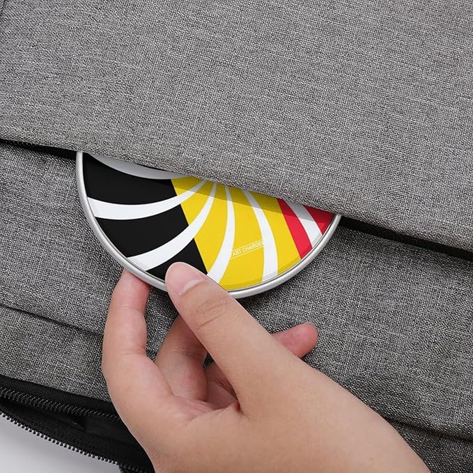 Swirl Belgium Belgian Flag Phone Charger Magnetic Charging Pad Anti-Slip with USB Cable