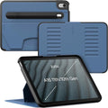 ZUGU CASE for iPad A16 11th Generation 11 Inch (2025) 10th Gen 10.9 Inch (2022) Magnetic Stand &amp Sleep/Wake Cover Model #s A3354 A3355 A3356 A2696 A2757 A2777 Slate Blue