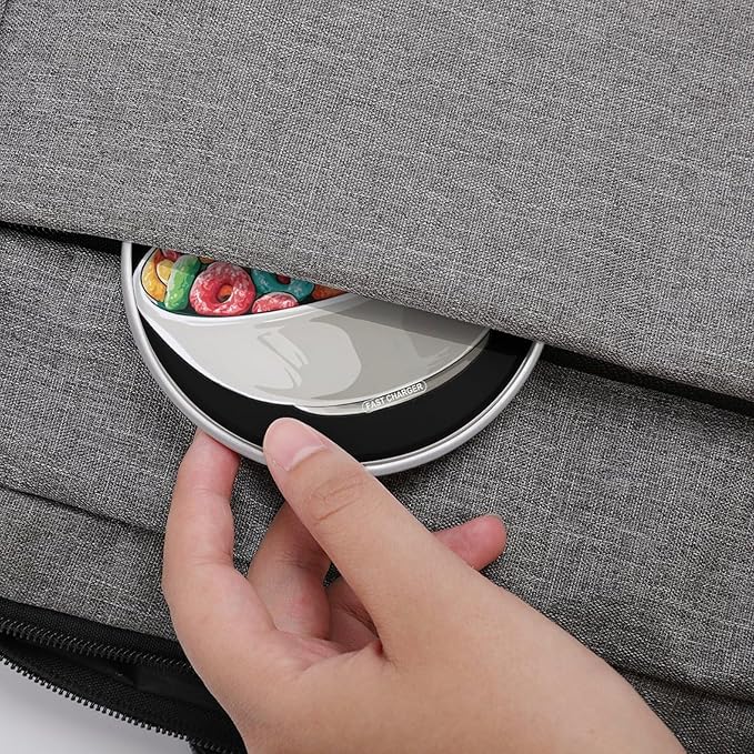 Bowl Filled Cereals Loops Phone Charger Magnetic Charging Pad Anti-Slip with USB Cable