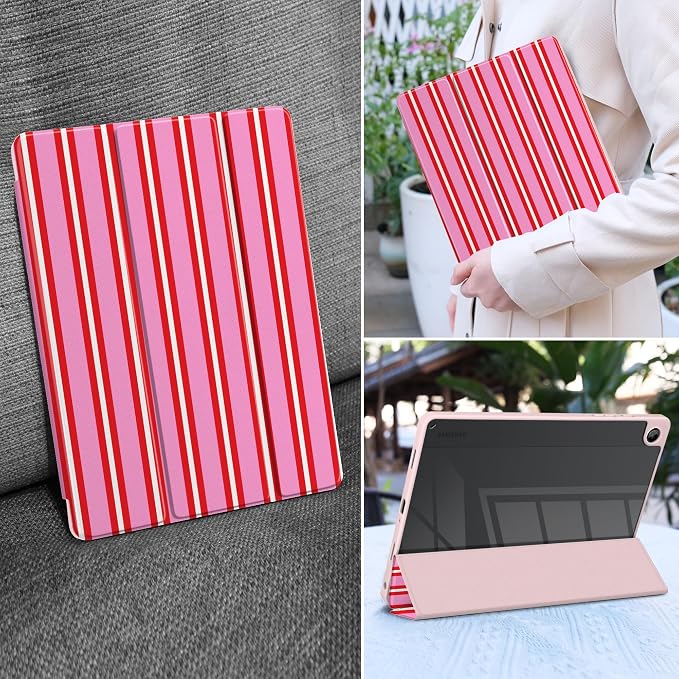Pink And Red Stripes
