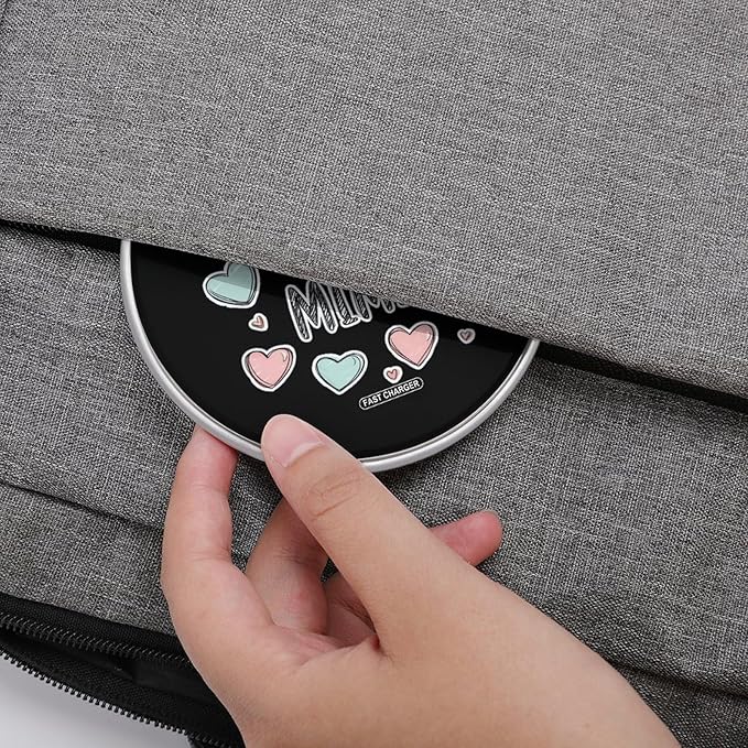 I Love My Mimi Fast Portable Charger 10W Funny Graphic Phone Charging Pad with USB Cable