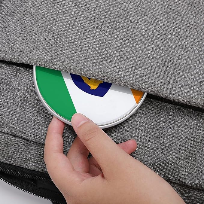 Irish Flag Ireland National Emblem Phone Charger Magnetic Charging Pad Anti-Slip with USB Cable