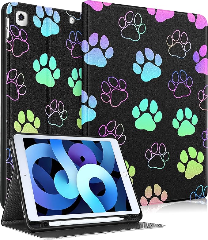 for ipad 9/8/7th-Paw Prints