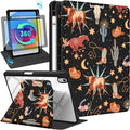 for iPad A16 Case for iPad 10th Generation Case 10.9 inch - 360 Degree Rotating Stand Folio Smart Cover with Pencil Holder for Women Girls Western Cowboy for Apple Tablet 10th 2022/11th 2025