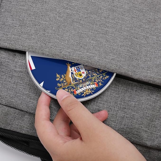 Flag of Australia Australian Coat of Arms Phone Charger Magnetic Charging Pad Anti-Slip with USB Cable