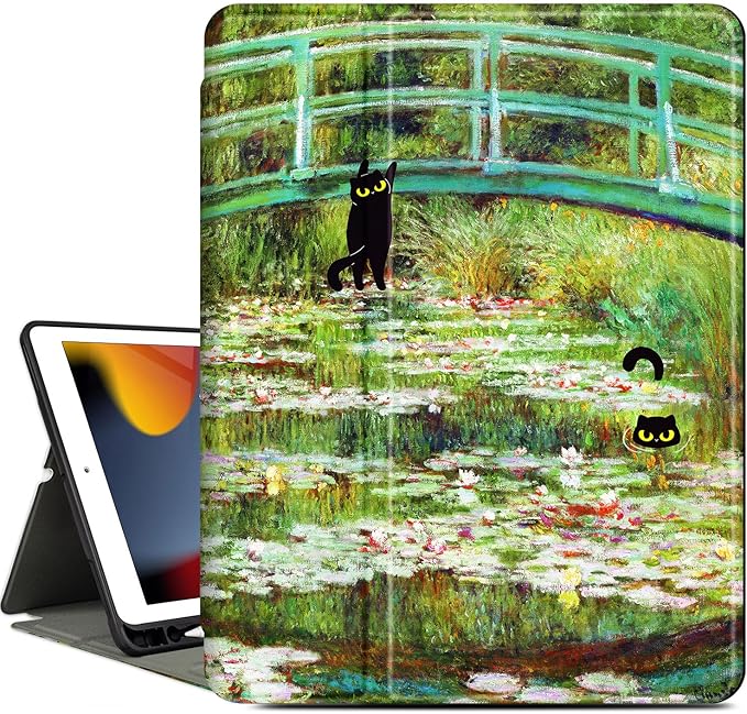 Water Lily and Cat