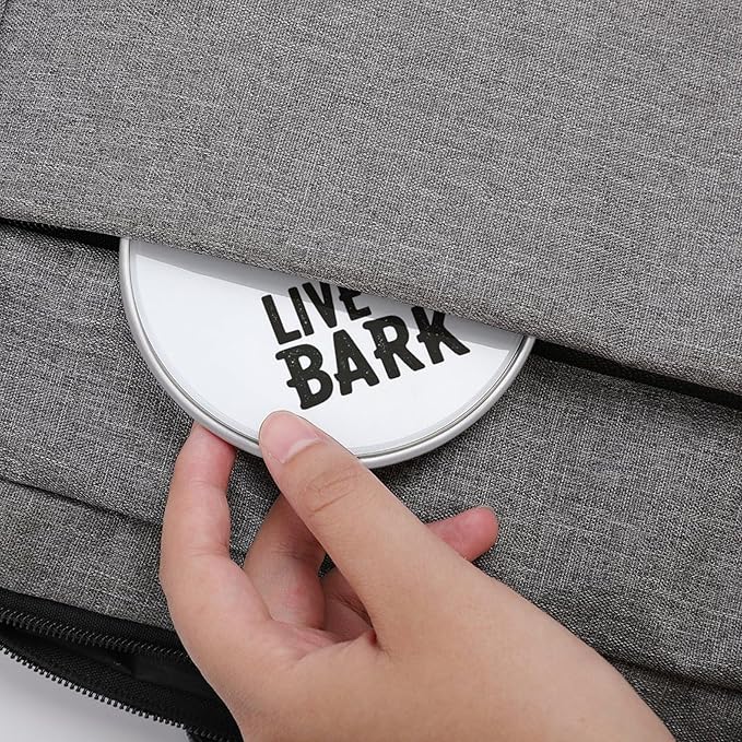 Live Love Bark Fast Portable Charger 10W Funny Graphic Phone Charging Pad with USB Cable