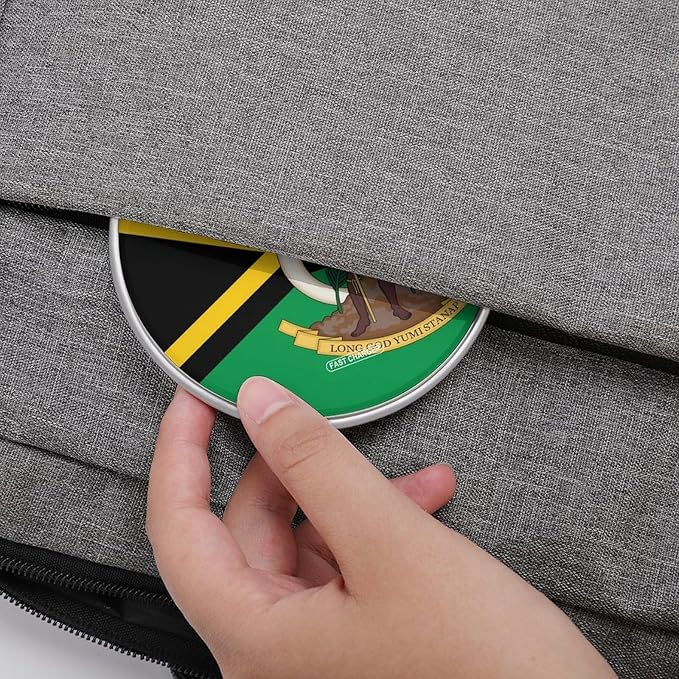 Flag of Vanuatu National Emblem Phone Charger Magnetic Charging Pad Anti-Slip with USB Cable