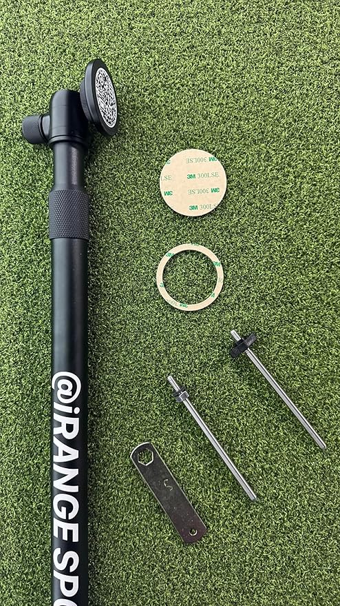 @iRangeSports Stick EXT w/MagSafe Compatible Puck - Golf Monopod Strong Magnetic Lightweight Portable Phone &amp Tablet Stand - Film Steady Video for Golf Vlogs Sports Home Digital Creators