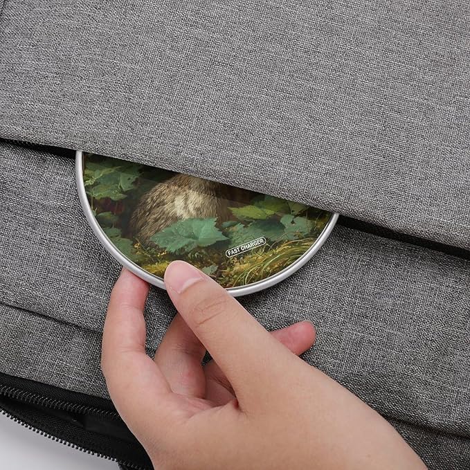 Wild Bunny Forests Leaves Plant Fast Portable Charger 10W Funny Graphic Phone Charging Pad with USB Cable