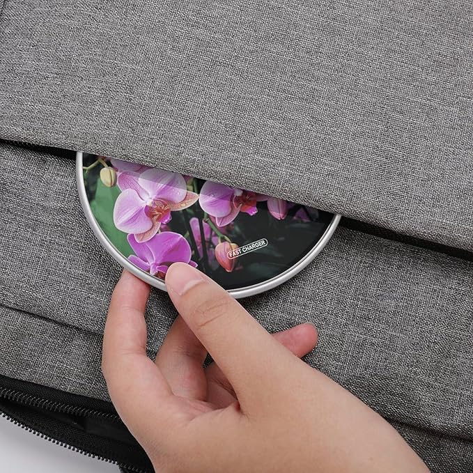 Orchids Wireless Charger Fast Wireless Charging Pad with USB Cable 10W Anti-Slip Magnetic Wireless Charger Portable Slim Charger Puck Travel Charging Station