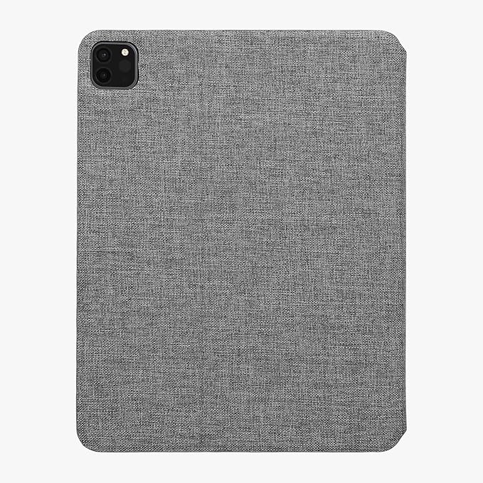 kwmobile Case Compatible with Apple iPad Air 11 (6. Gen 2024) / Air 4/5 / iPad Pro 11 (2020/2021/2022) - Slim Book Style Tablet Cover with Stand Feature - Grey