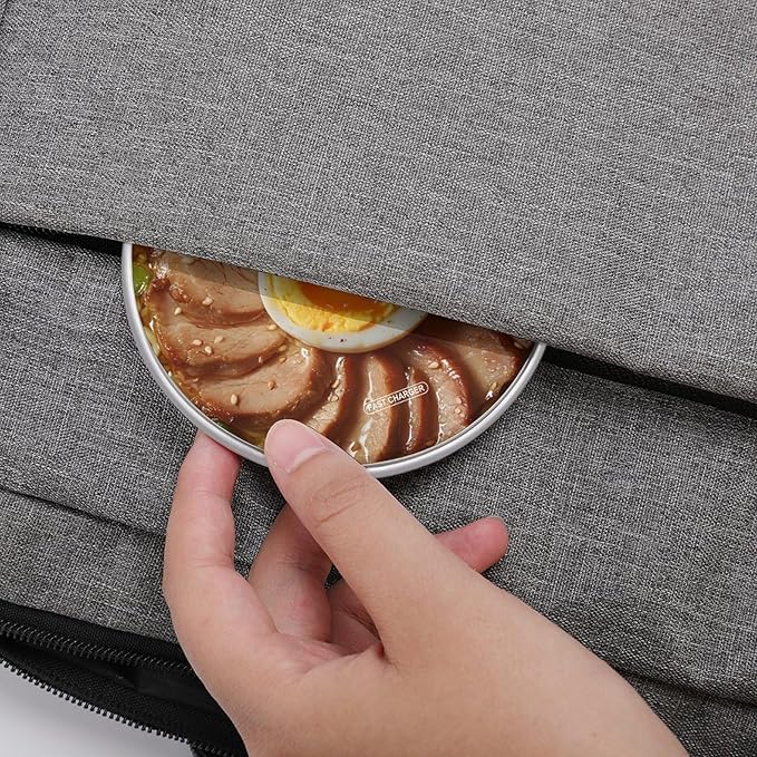 Beef Ramen Noodle Wireless Charger Anti-Slip Wireless Charging Pad Slim Charger Mat for Men Women