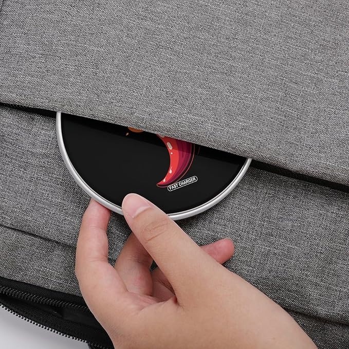 Chili Pepper Fire Wireless Charger Anti-Slip Wireless Charging Pad Slim Charger Mat for Men Women