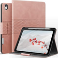 auaua Case for iPad Air 11 Inch M4/M3/M2 (2026/2025/2024) iPad Air 5th/4th Generation (2022/2020) with Pencil Holder Auto Sleep/Wake Adjustable Angle (Pink)