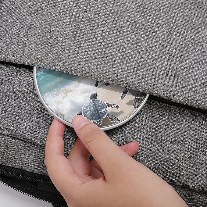 Beach Sea Turtle Wireless Charger Anti-Slip Wireless Charging Pad Slim Charger Mat for Men Women