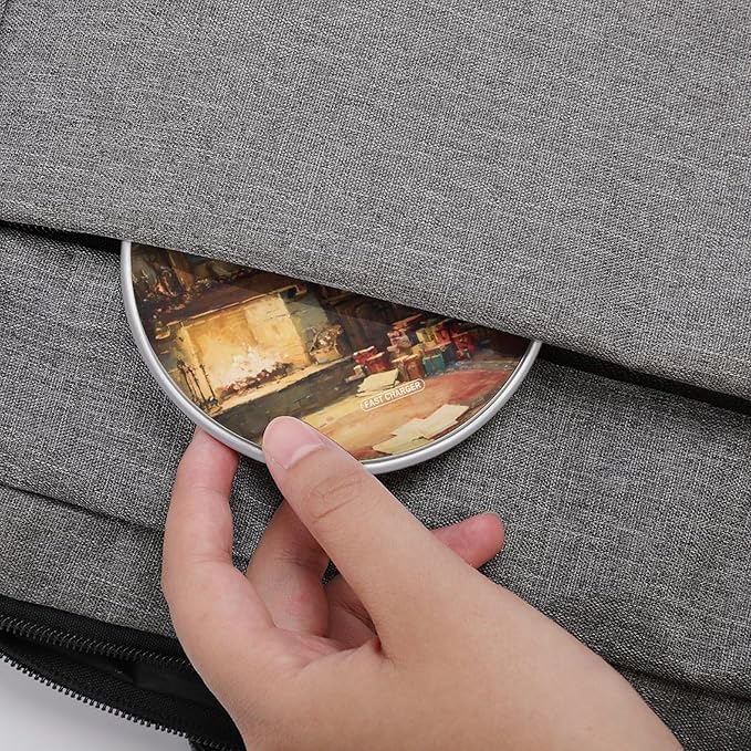 Christmas Tree Fireplace Scene Fast Portable Charger 10W Funny Graphic Phone Charging Pad with USB Cable