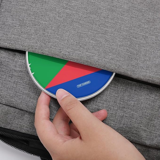 Flag of The Comoros Fast Portable Charger 10W Funny Graphic Phone Charging Pad with USB Cable