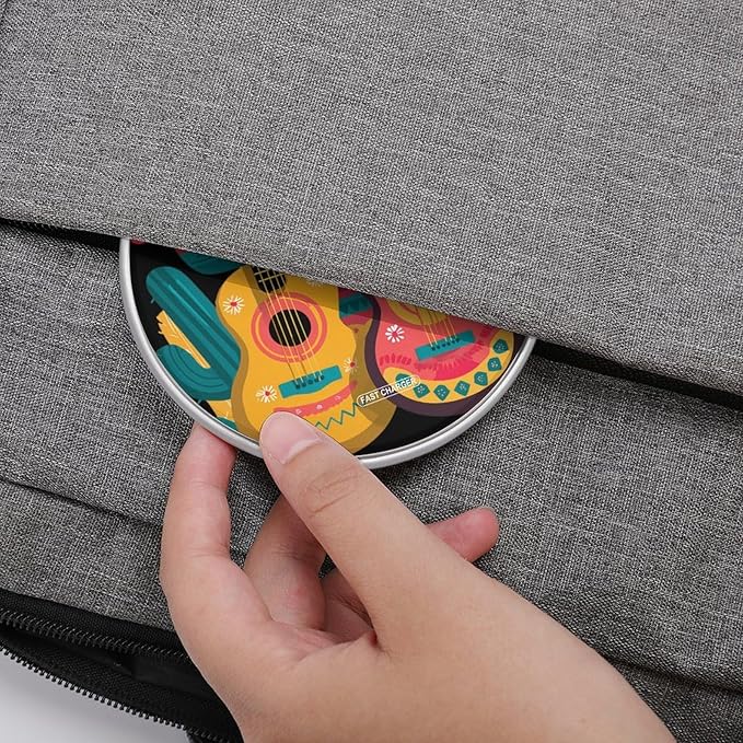 Mexican Music Guitar Cactus Phone Charger Magnetic Charging Pad Anti-Slip with USB Cable