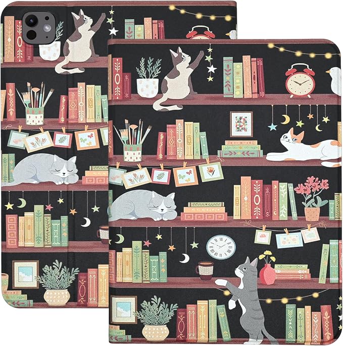 Cat on Bookshelf