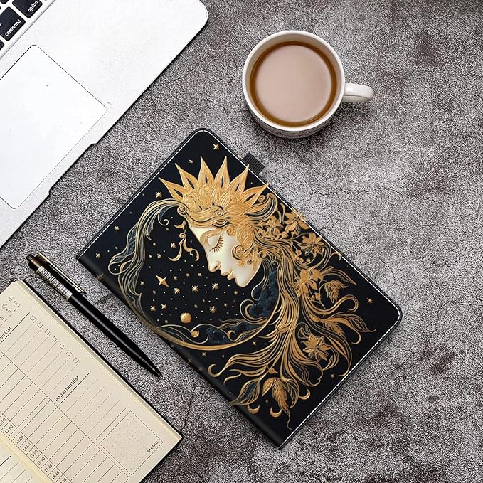 Case for All-New Amazon Kindle Fire HD 10 and Fire HD 10 Plus Tablet (13th/11th Generation 2023/2021 Release) 10.1 Slim Folding Stand Cover with Auto Wake/Sleep Moon Girl