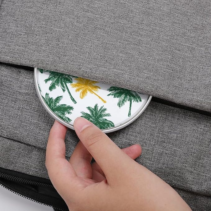 Green Yellow Palms Tree Fast Portable Charger 10W Funny Graphic Phone Charging Pad with USB Cable