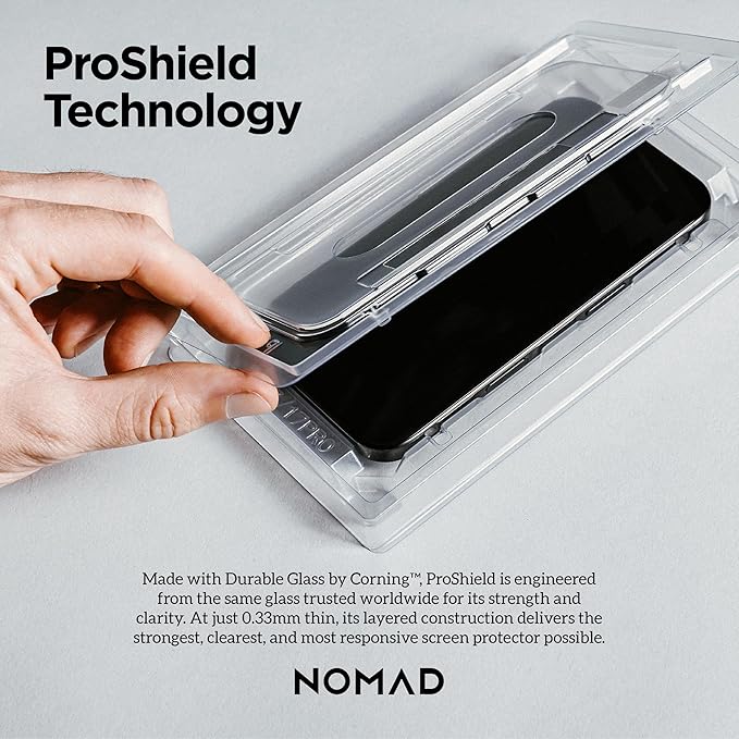 NOMAD Screen Protector compatible with iPhone 17 and iPhone 17 Pro