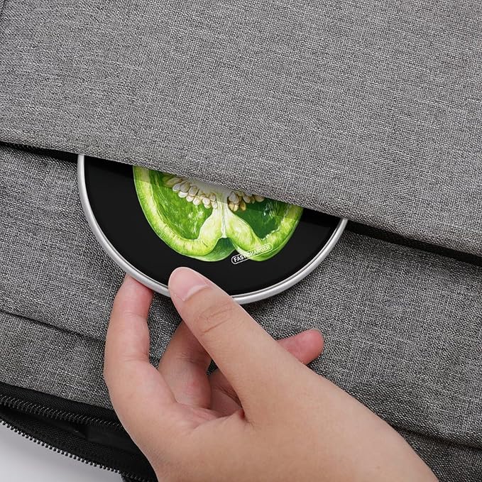 Green Bell Pepper Fast Portable Charger 10W Funny Graphic Phone Charging Pad with USB Cable