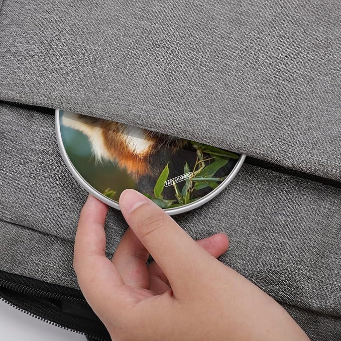 Red Panda Eating Leaves Fast Portable Charger 10W Funny Graphic Phone Charging Pad with USB Cable