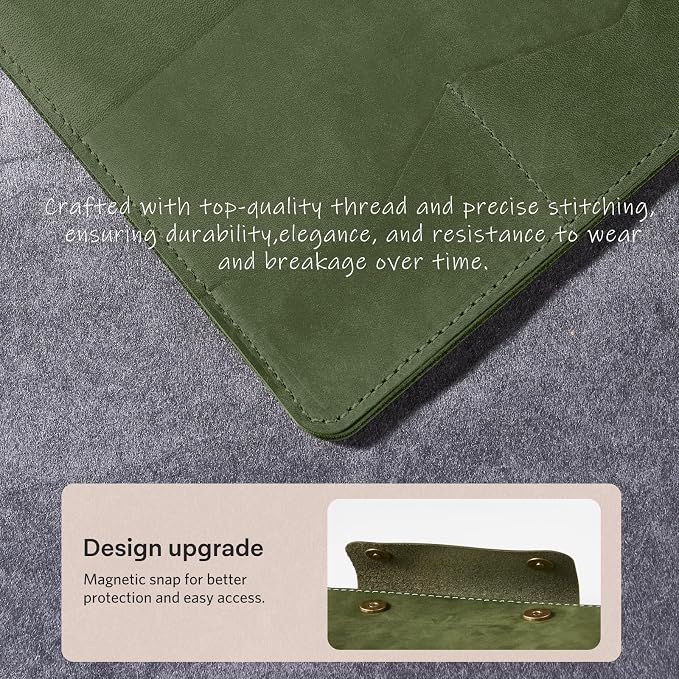 Genuine Leather Olive