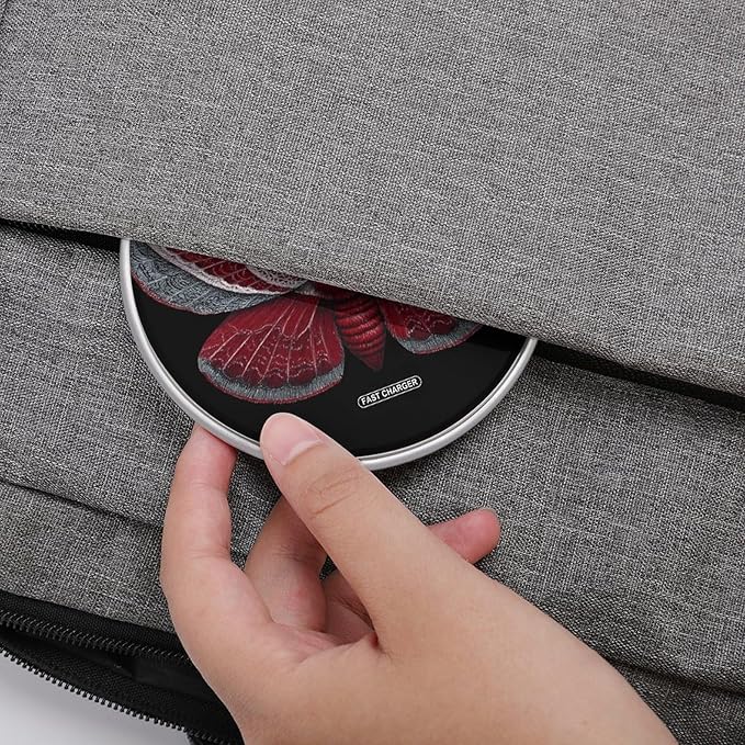Luna Moth Valentine's Day Phone Charger Magnetic Charging Pad Anti-Slip with USB Cable