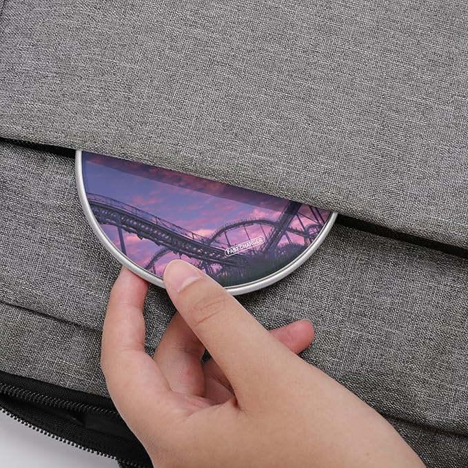 Roller Coaster Purple Sky Fast Portable Charger 10W Funny Graphic Phone Charging Pad with USB Cable