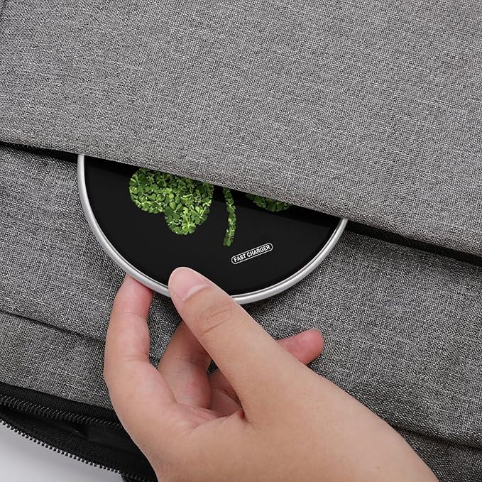 Clover St Pattys Day Leaves Wireless Charger Anti-Slip Wireless Charging Pad Slim Charger Mat for Men Women