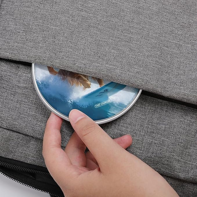 Retriever Dog Surfing Wireless Charger Anti-Slip Wireless Charging Pad Slim Charger Mat for Men Women