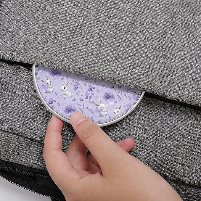 Cute Bunny Floral Wireless Charger Anti-Slip Wireless Charging Pad Slim Charger Mat for Men Women