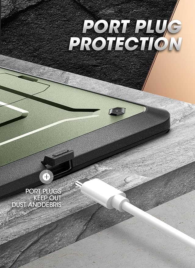 SUPCASE for Samsung Galaxy Tab S7 FE 12.4 inch Case with Stand (Unicorn Beetle Pro) [Built-in Screen Protector &amp SPen Holder] Full-Body Heavy Duty Rugged Tablet Cover for Galaxy Tab S7 FE Guldan