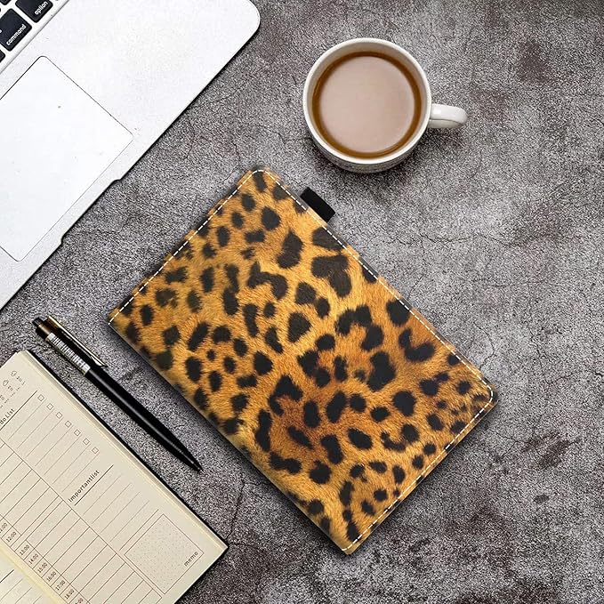 Case for Amazon Kindle Fire HD 10 &amp 10 Plus Tablet 10.1 (13th/11th Generation 2023/2021 Release) - PU Leather Folio Case with Smart Auto Wake/Sleep Leopard Print