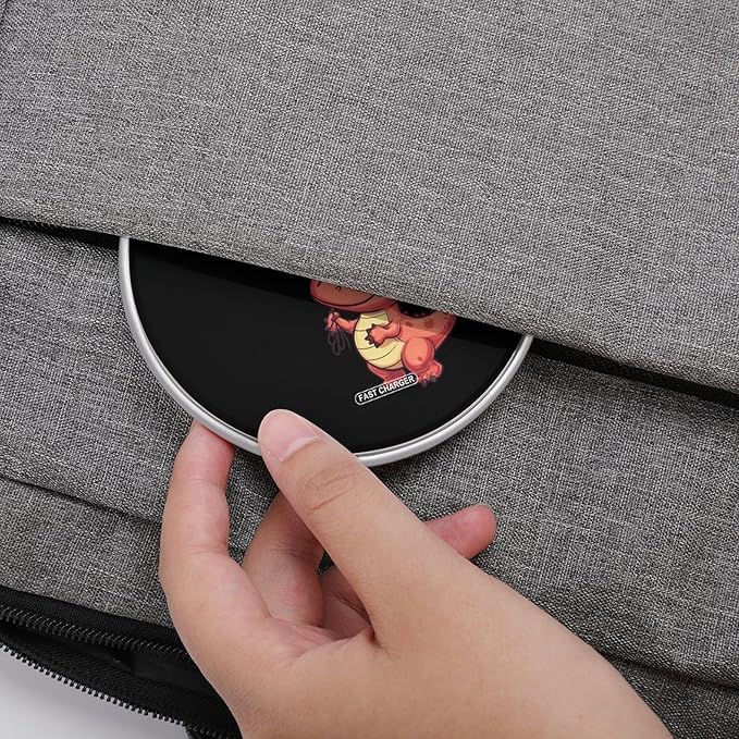 Cute Dinosaur Wireless Charger Anti-Slip Wireless Charging Pad Slim Charger Mat for Men Women