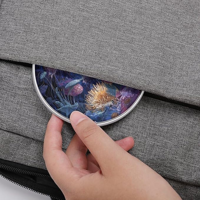 Anemone Deep Sea Jellyfishs Fast Portable Charger 10W Funny Graphic Phone Charging Pad with USB Cable