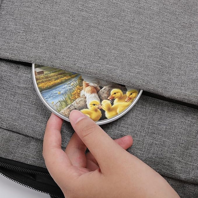 Puppy Dog Yellow Ducklings Phone Charger Magnetic Charging Pad Anti-Slip with USB Cable