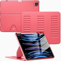 VIKESI Case for iPad Pro 12.9 6th / 5th / 4th / 3rd Generation Case 2022/2021/2020/2018Multiple Angles Magnetic Stand CoverShockproof Soft BackPencil Holderand Auto Sleep/WakeRed