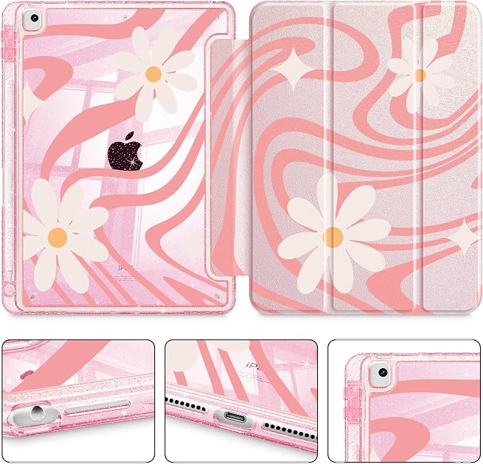 Wavy Swirl Groovy daisy