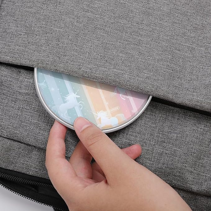 Colorful Unicorm Stripes Phone Charger Magnetic Charging Pad Anti-Slip with USB Cable