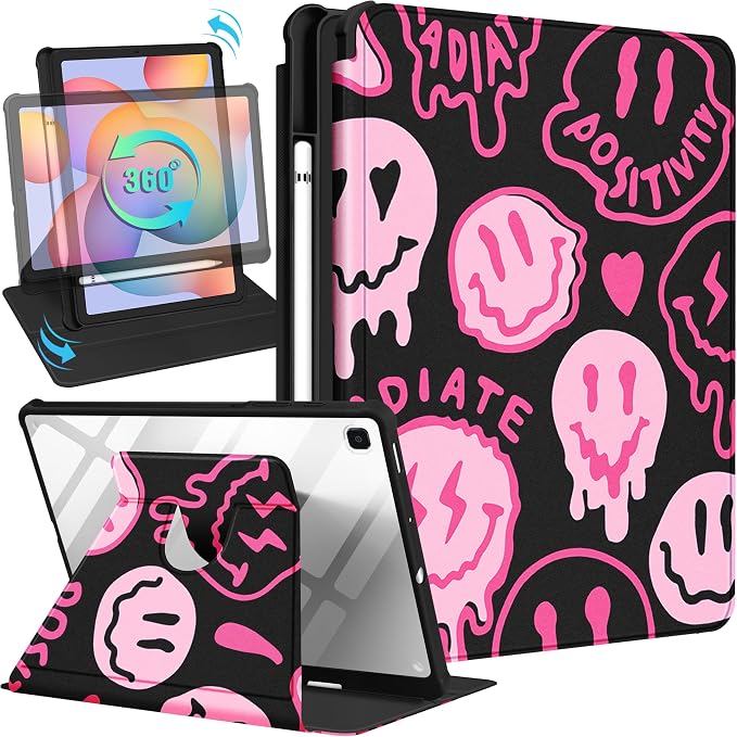 2-for Tab S6 Lite-Pink Smile