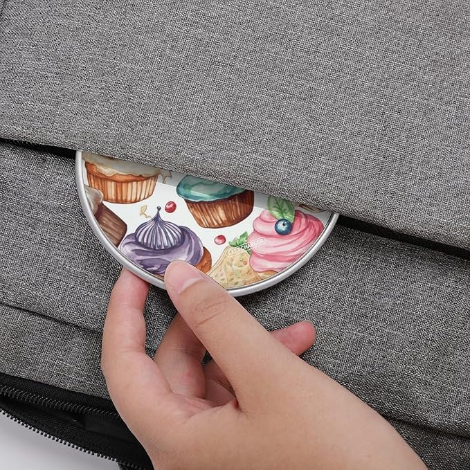 Cupcakes Donuts Muffins Sugar Wireless Charger Fast Wireless Charging Pad with USB Cable 10W Anti-Slip Magnetic Wireless Charger Portable Slim Charger Puck Travel Charging Station