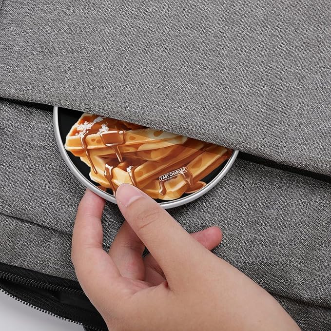 Waffles Fried Chicken Legs Phone Charger Magnetic Charging Pad Anti-Slip with USB Cable