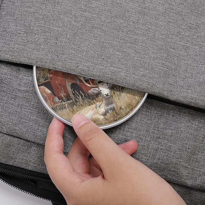 Old Truck Deers Autumn Forests Fast Portable Charger 10W Funny Graphic Phone Charging Pad with USB Cable